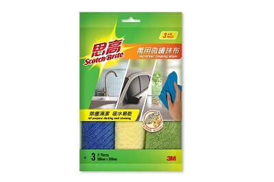 思高™ 萬用微纖抹布 (3片裝) 0037-3HK
